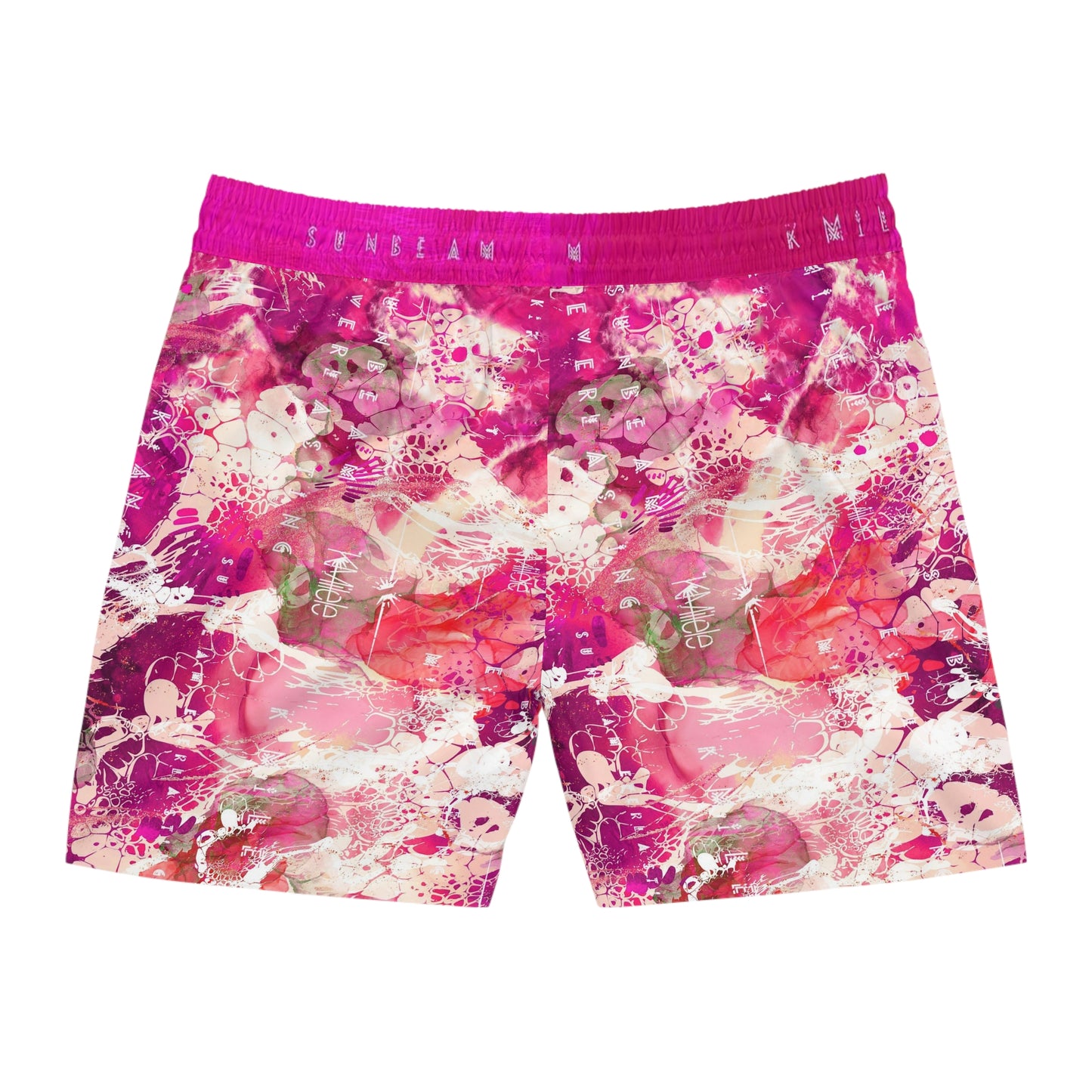 Men's Mid-Length Swim Shorts - Life's A Beach