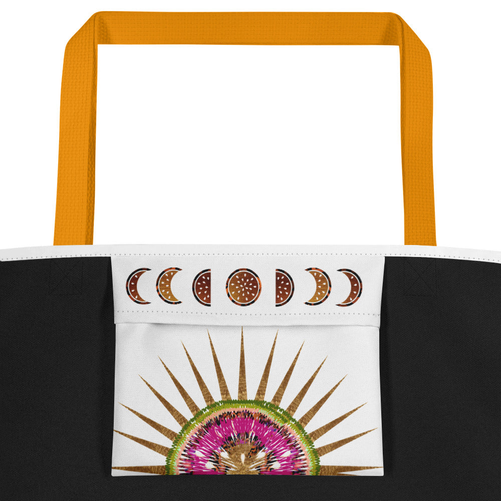 Large Beach Tote - Moon Melons