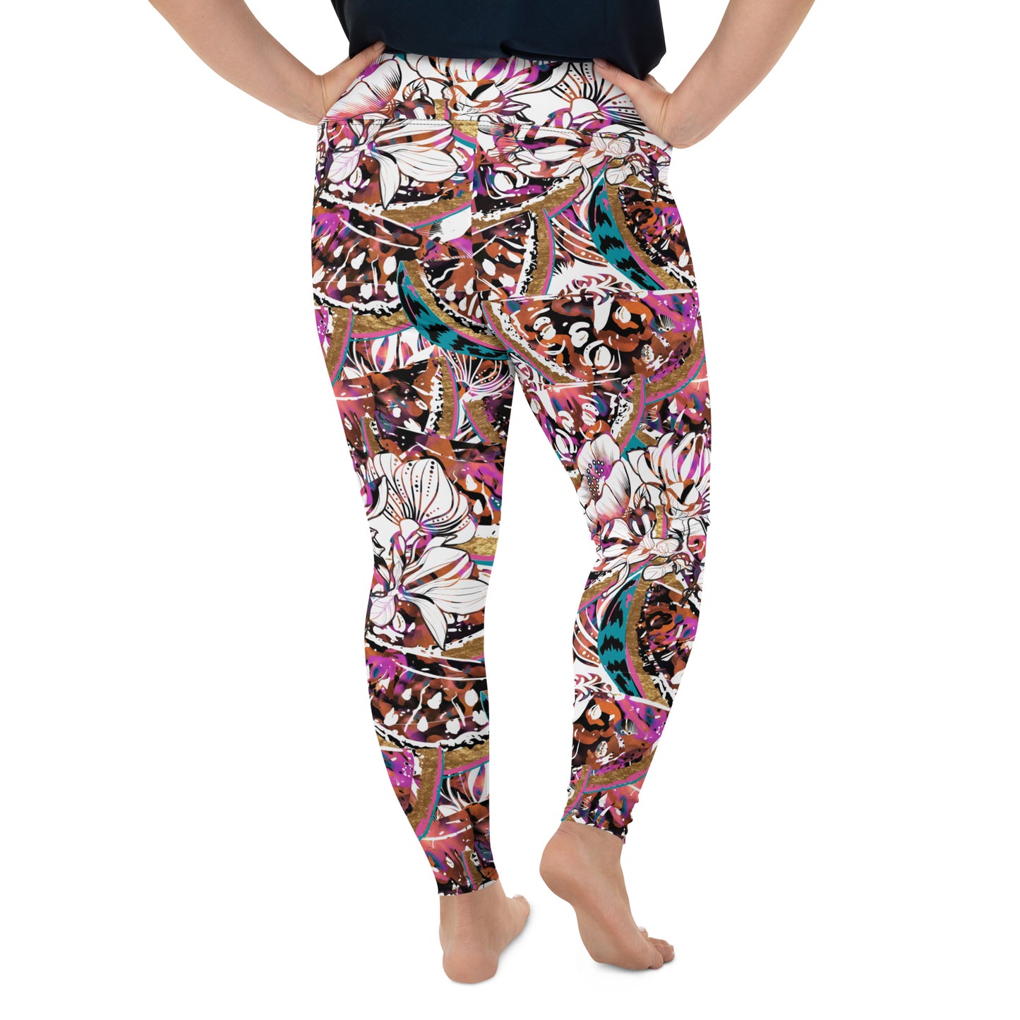 Leggings - Plus Size - Kaleidoscope