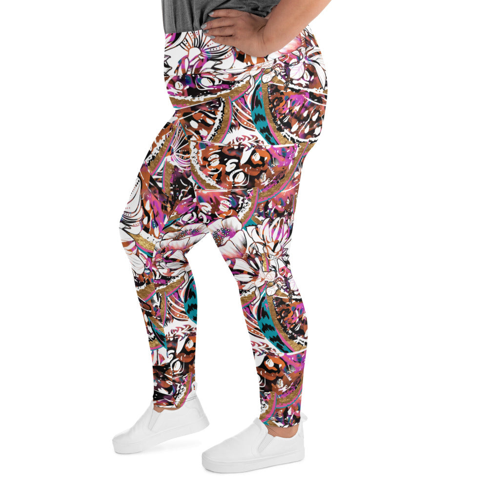 Leggings - Plus Size - Kaleidoscope