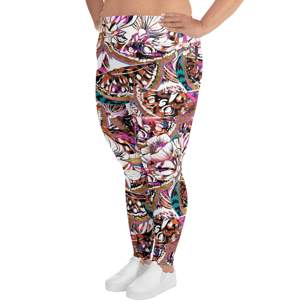 Leggings - Plus Size - Kaleidoscope