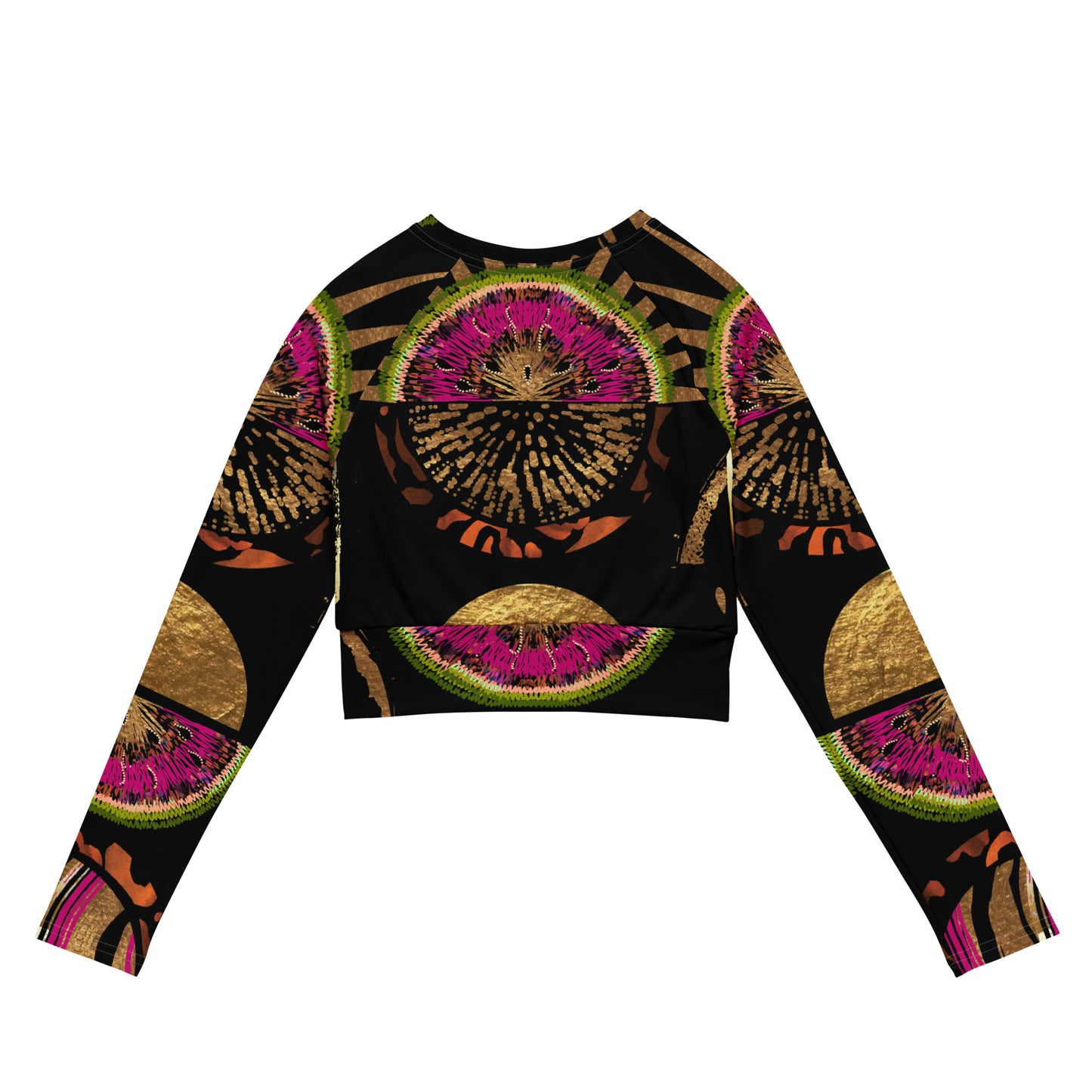 Long-Sleeve Surf Top - Sun Melon Black