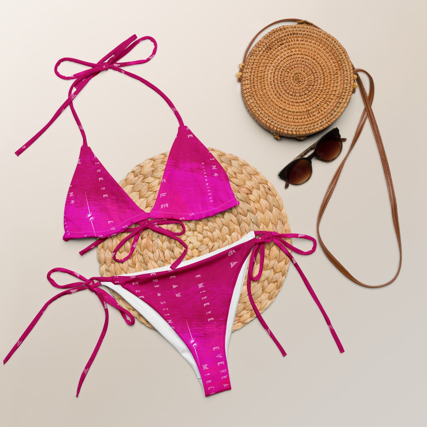 String Bikini - Radiant Pink