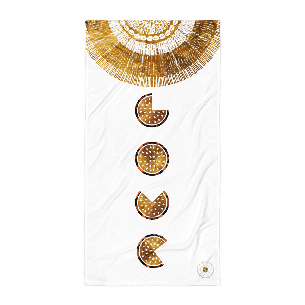 Beach Towel - Golden Melon Love