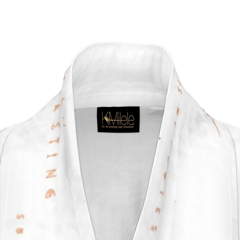 Premium Silk Kimono - Marble Sands