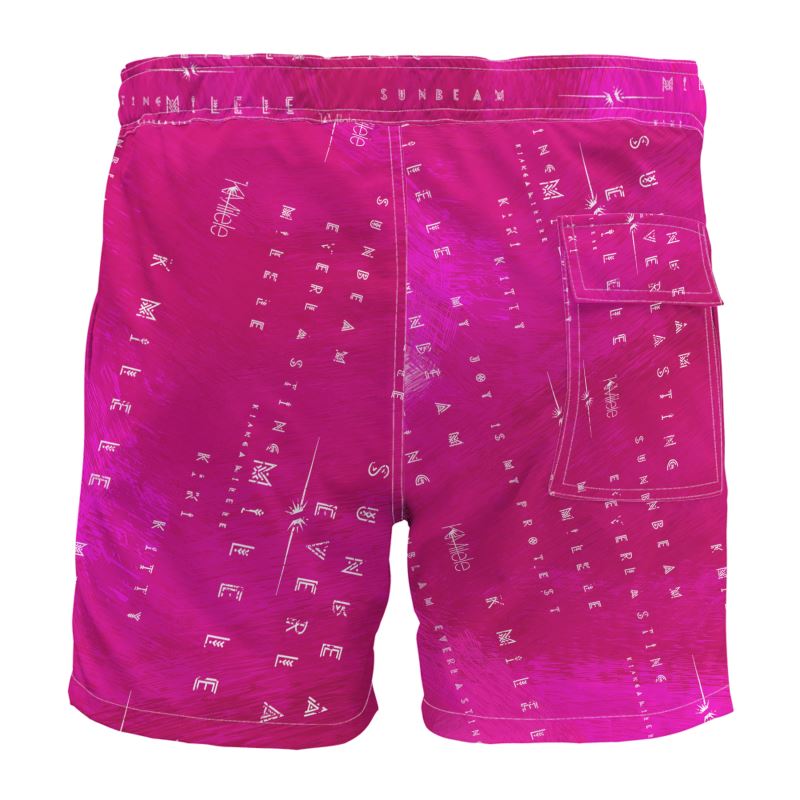 Men’s Board Shorts - Radiant Pink