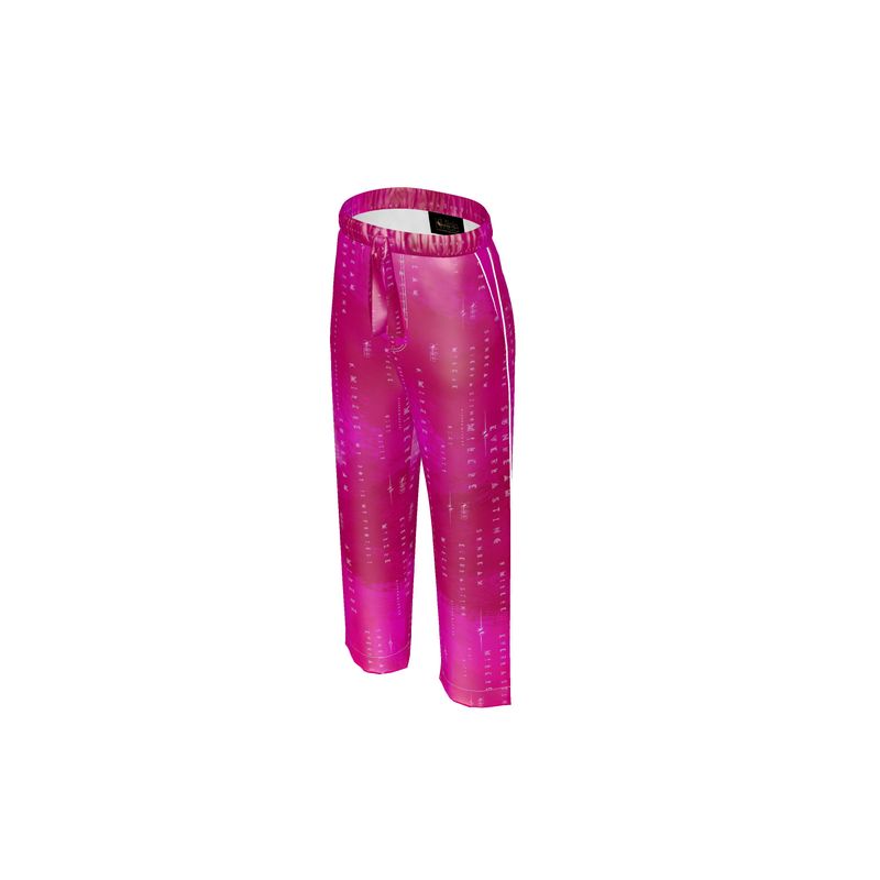 Women’s Premium Silk Pants - Radiant Pink