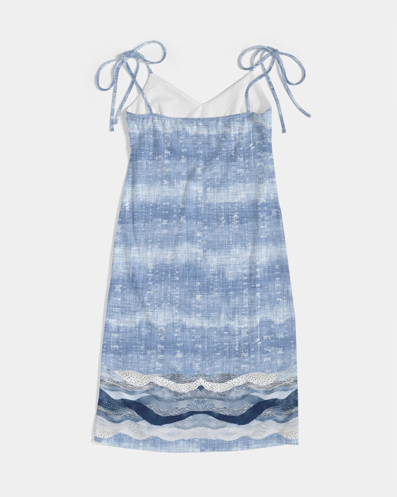 Women's Tie Strap Split Dress - Sweetwater