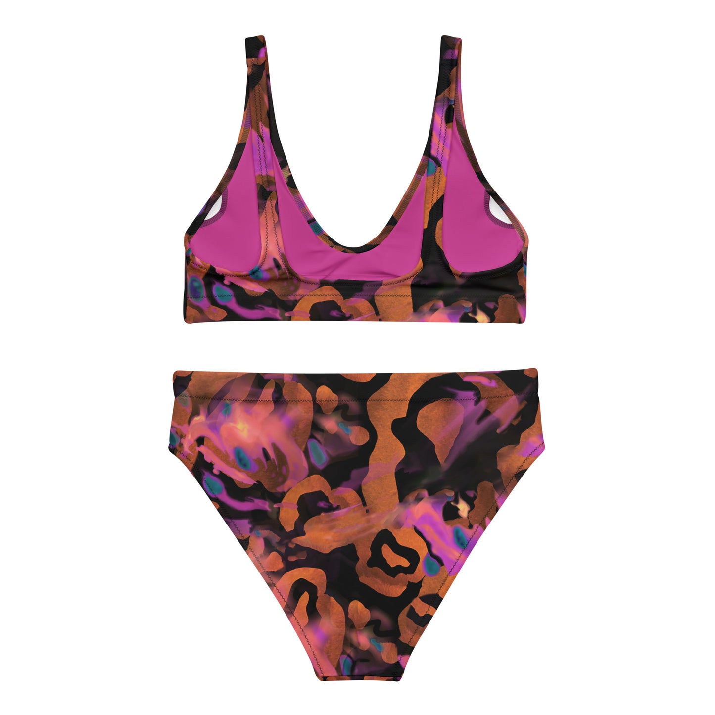 High-Waisted Swimsuit - Watermelon Flavor