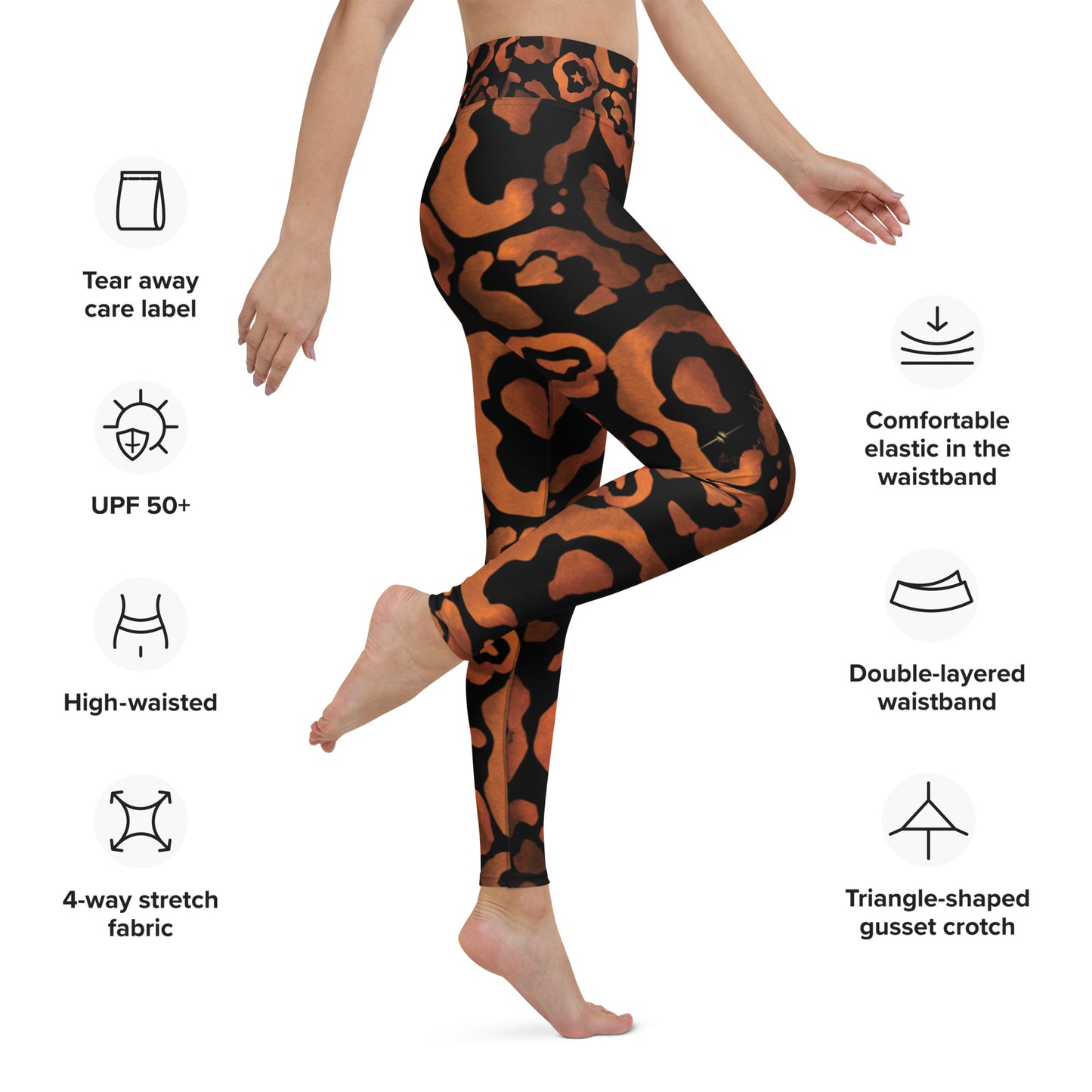 "Kitty 4 Life" High Waisted Leggings