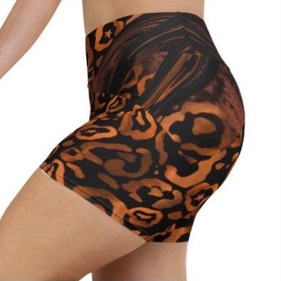 High Waisted Biker Shorts - Kitty 4 Life