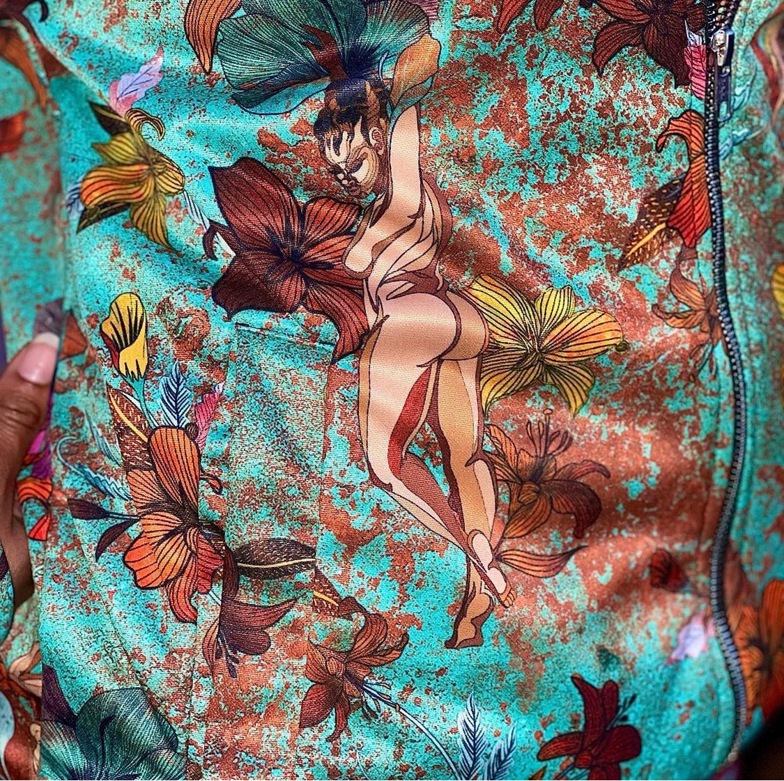 Unisex Bomber Jacket - Black Joy