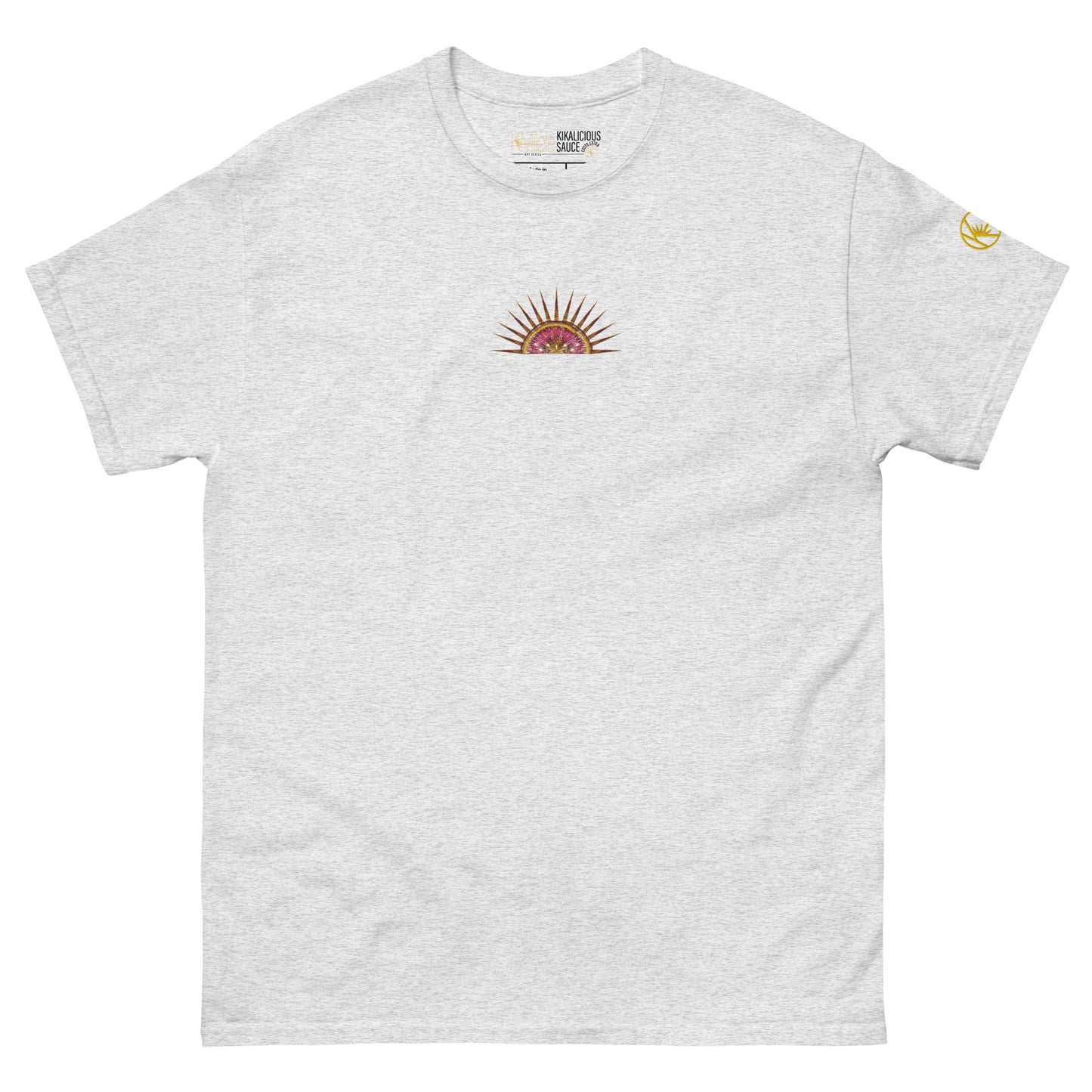T-Shirt - Embroidered Sun Melon