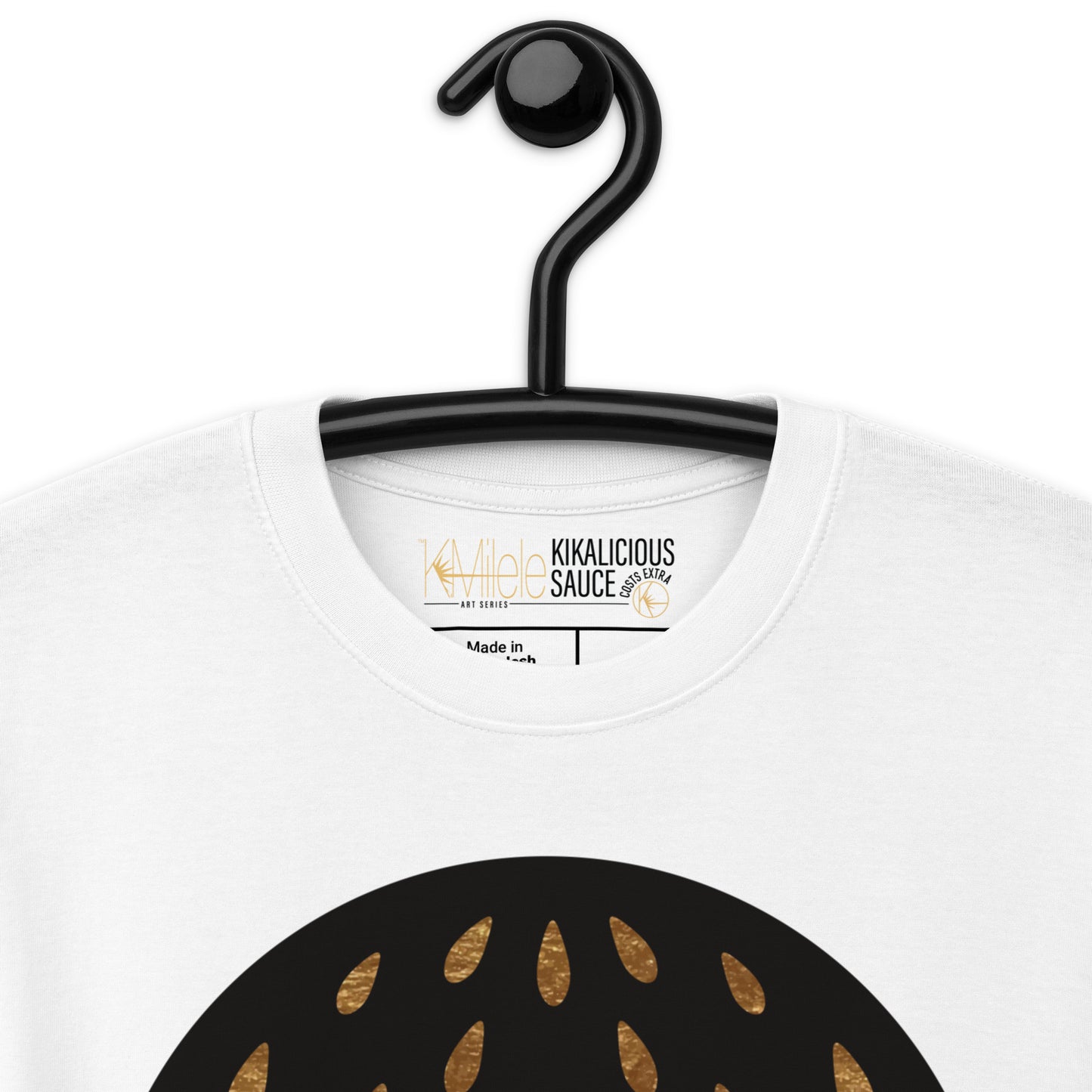 T-Shirt - Gold & Black Watermelon