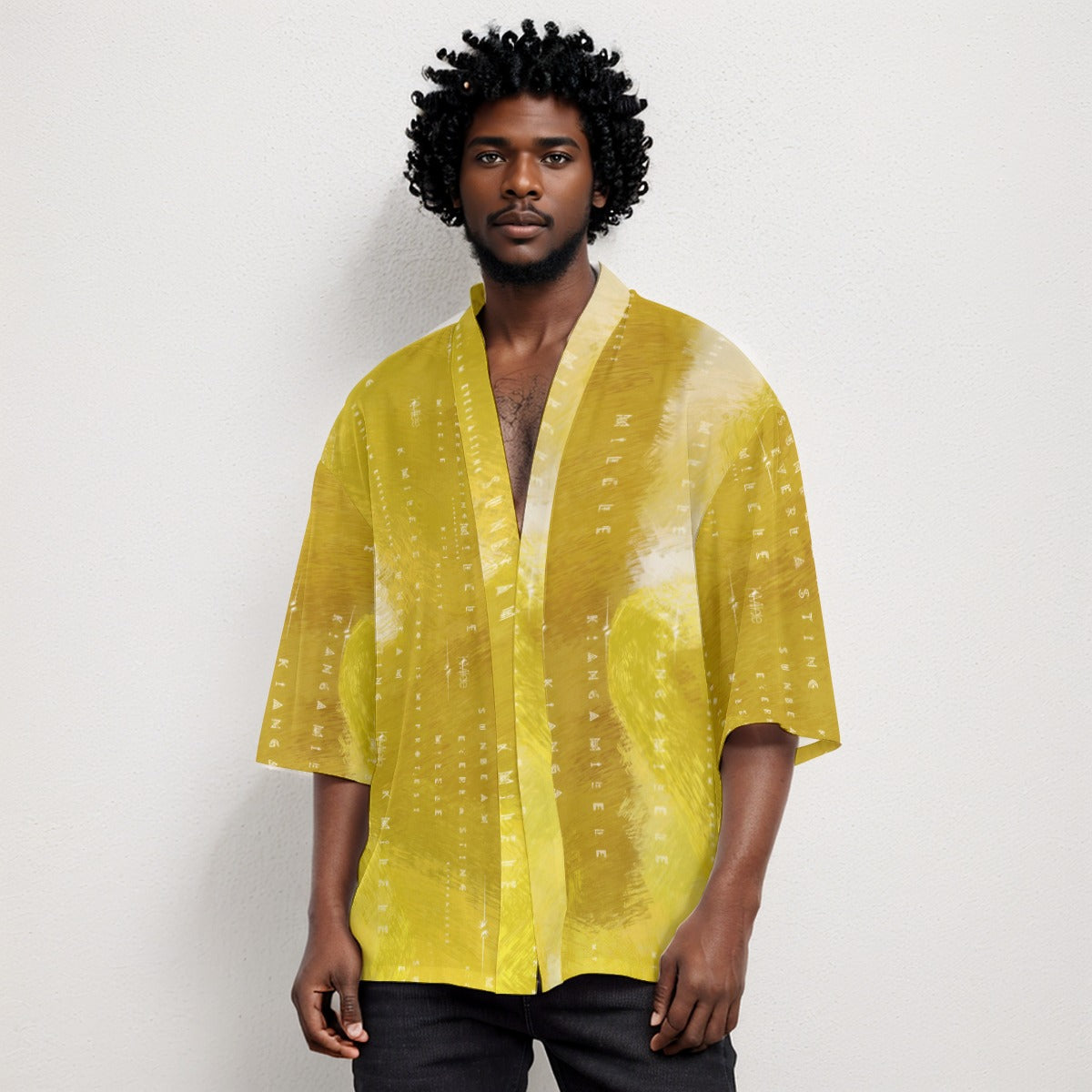 Unisex Kimono Shirt - Sunbeam