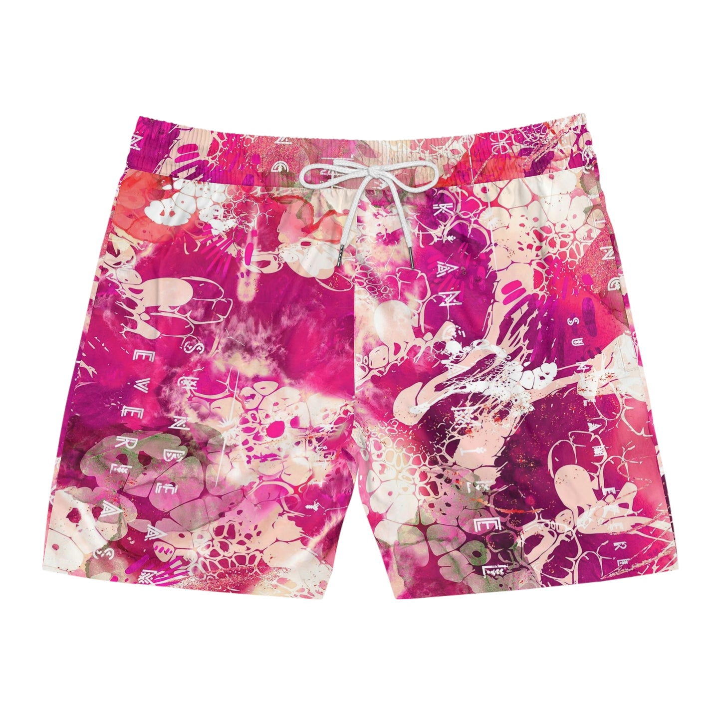 Men's Mid-Length Swim Shorts - Life's a Beach