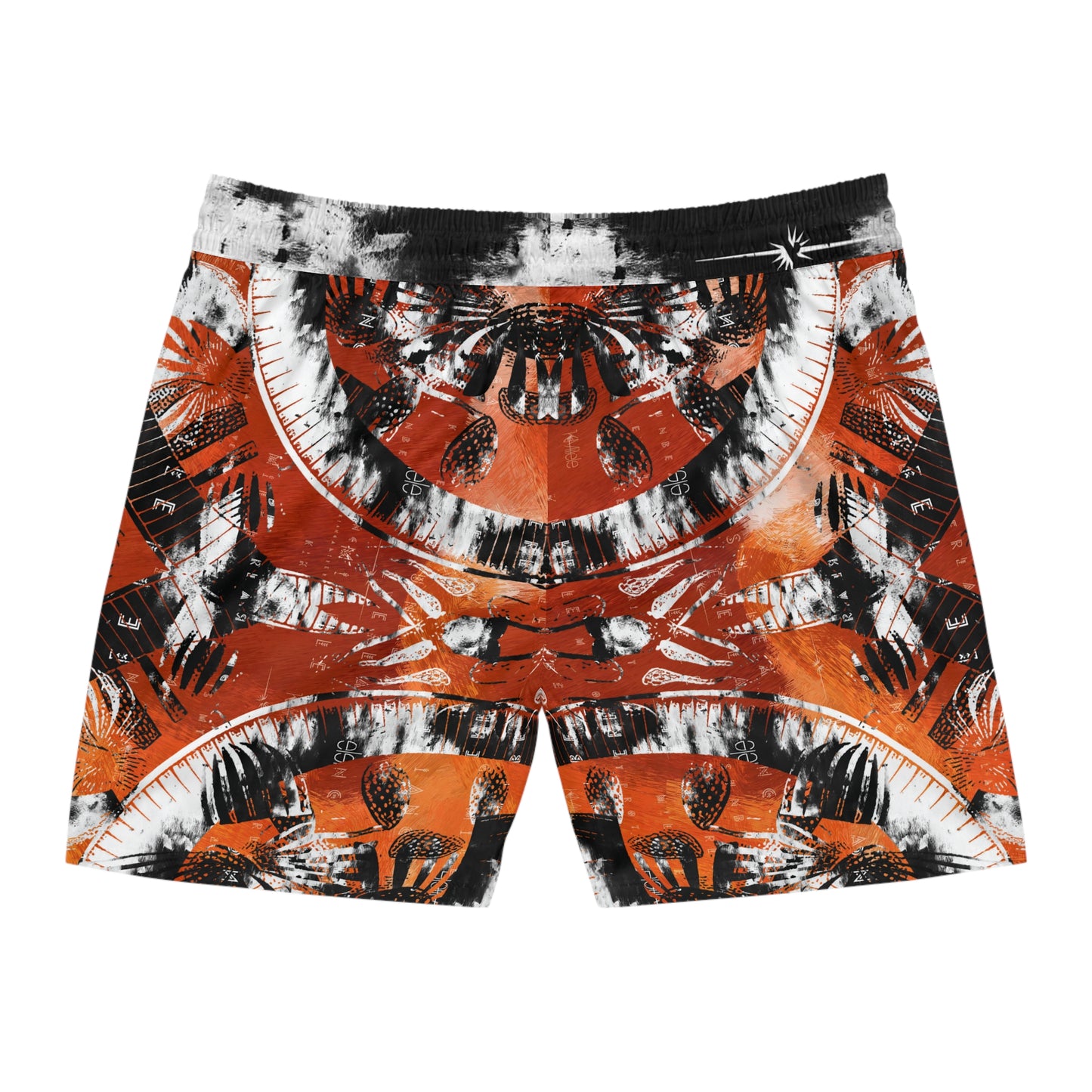 Men's Mid-Length Swim Shorts - Sweet Sunset