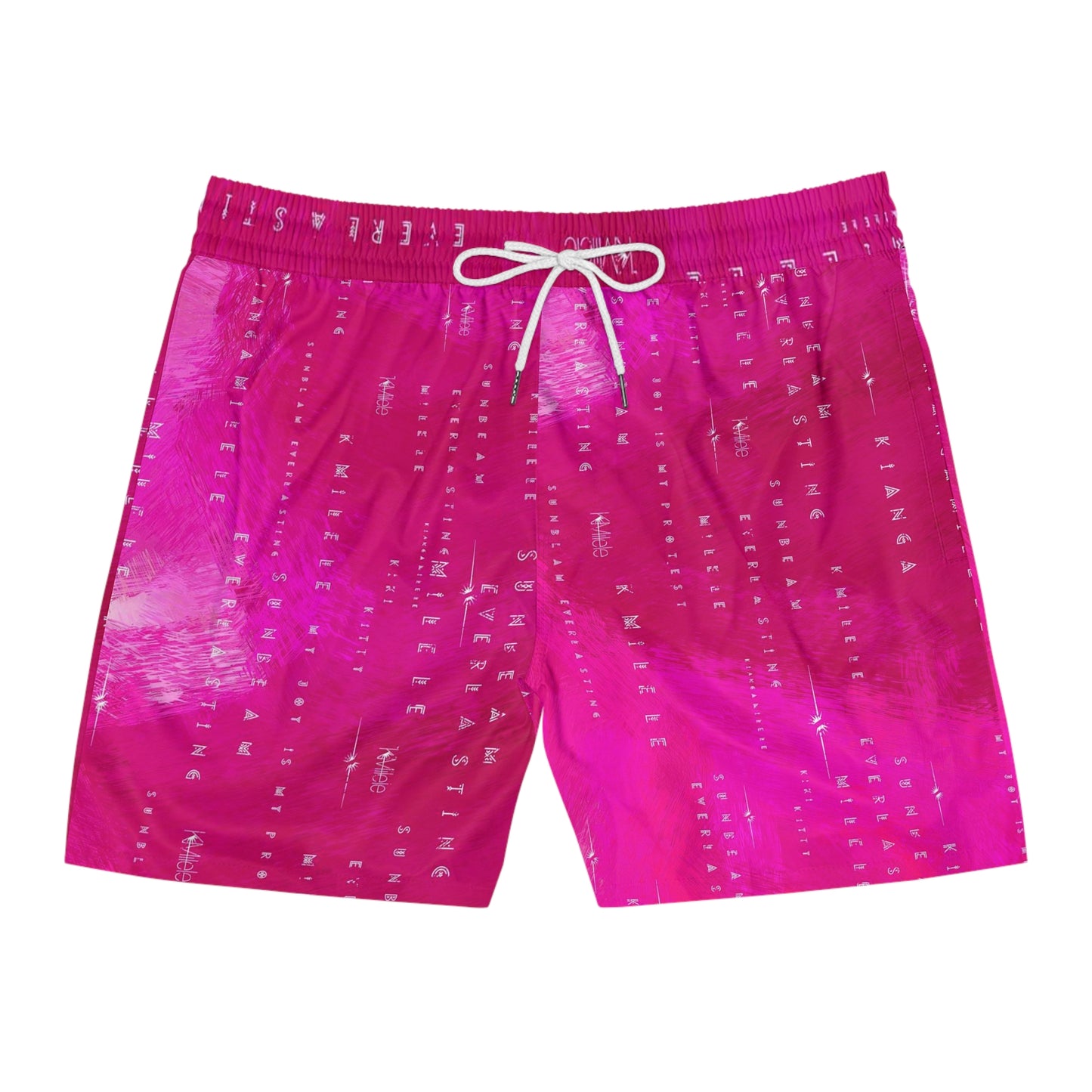 Men's Mid-Length Swim Shorts - Radiant Pink