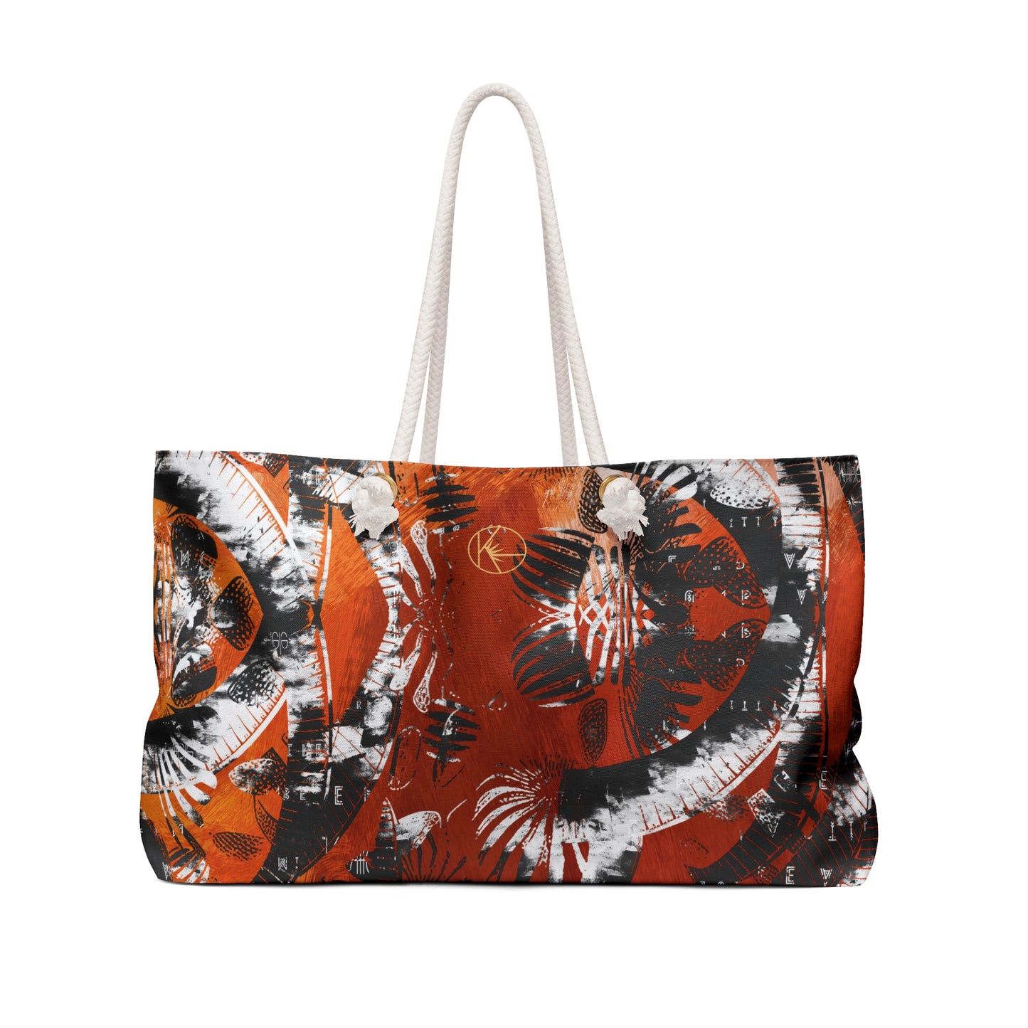 Rope Handle Beach Bag - Sweet Sunset