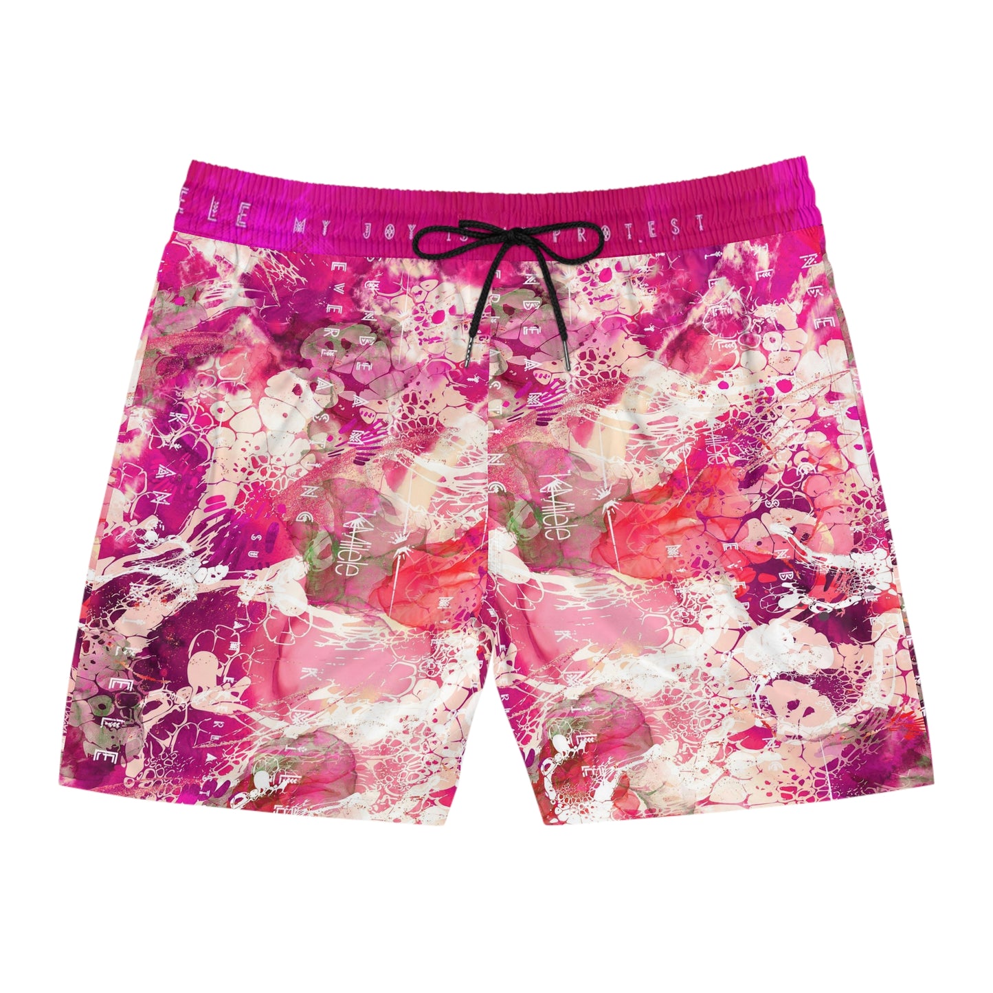 Men's Mid-Length Swim Shorts - Life's A Beach