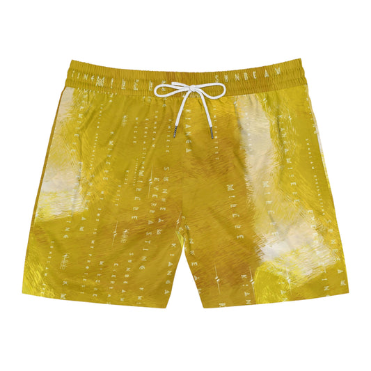 Men's Mid-Length Swim Shorts - Sunbeam