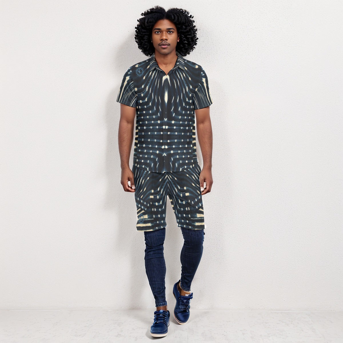 Men's 2pc Shorts Set - Mali Indigo