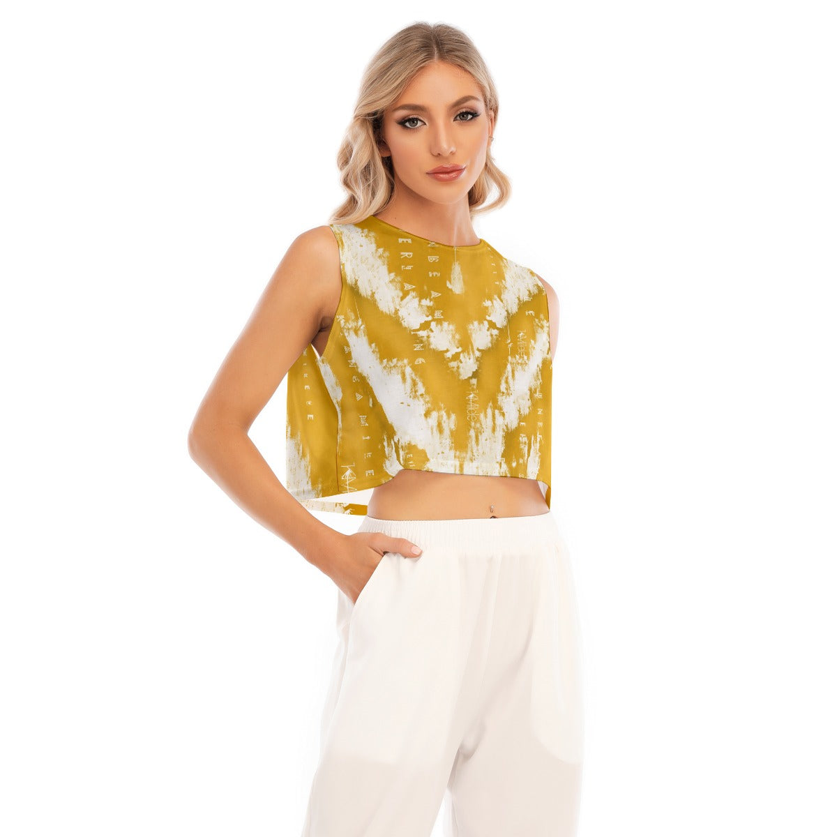 Women's Sleeveless Cropped Top