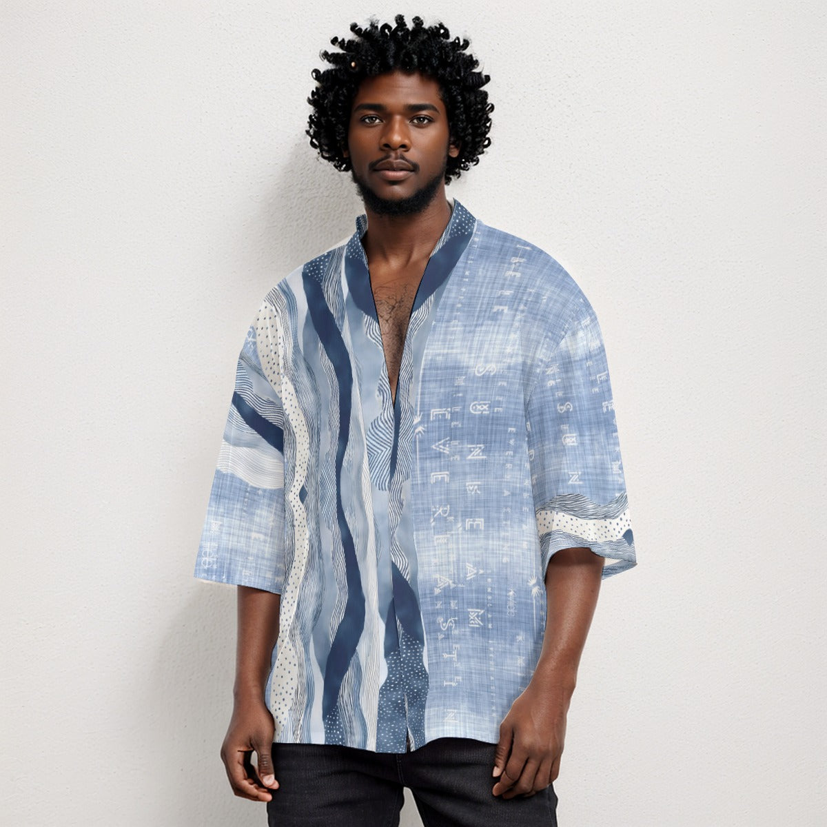 Unisex Kimono Shirt - Sweetwater