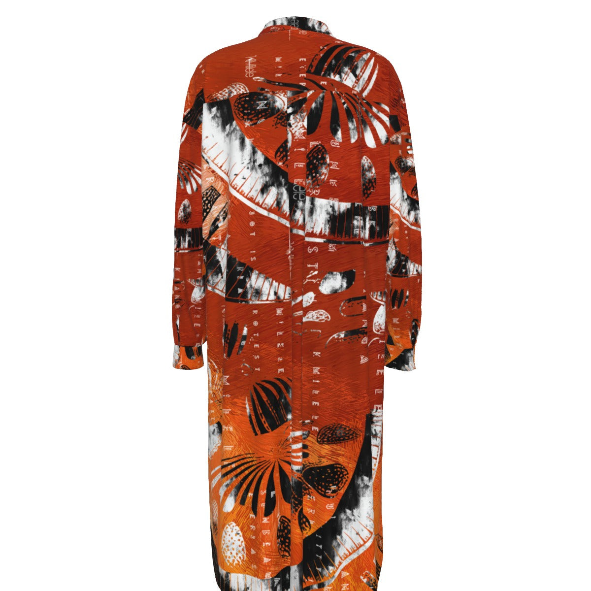 Women's Rayon Shirt Dress -Let Me Fly/ Sunset
