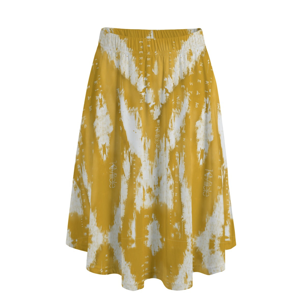 Women's Midi Skirt With Pockets - Let Me Fly /Sunbeam