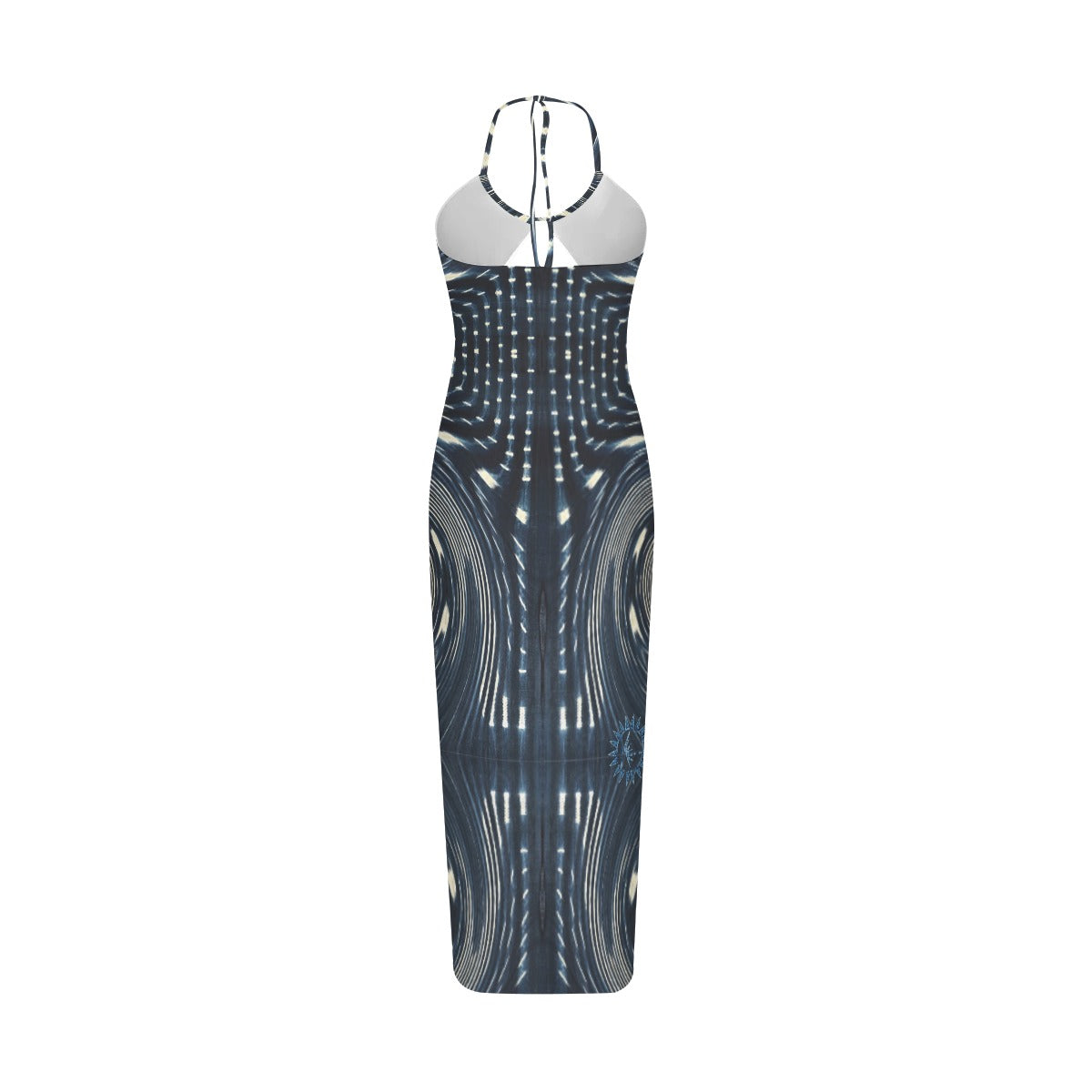 Midi Halter Dress - Mail Indigo