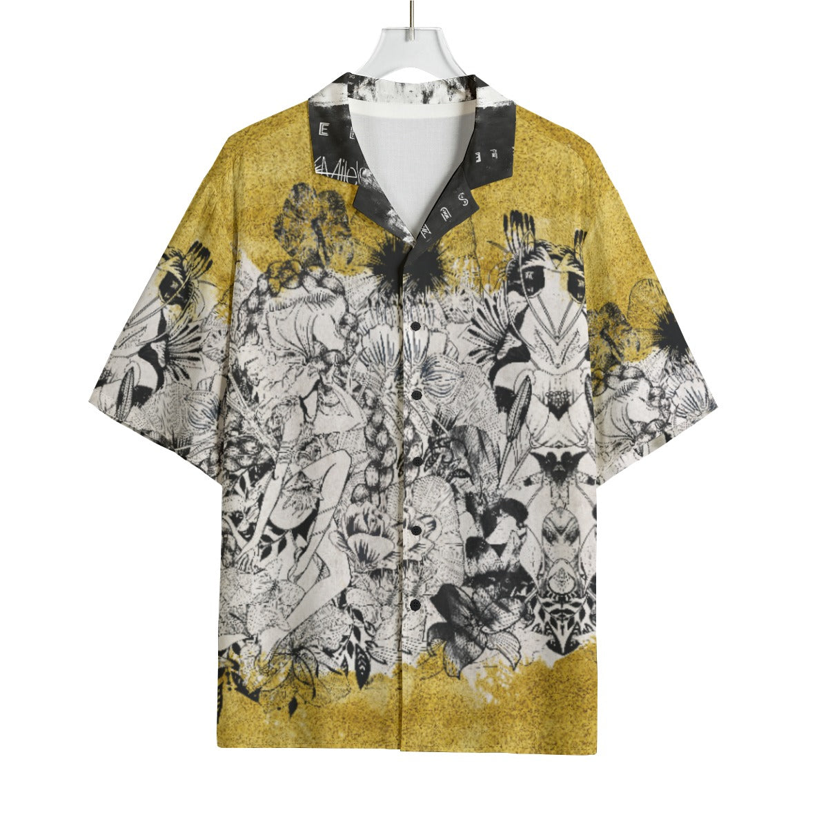 Men's Rayon Hawaiian Shirt - Garden of Joy