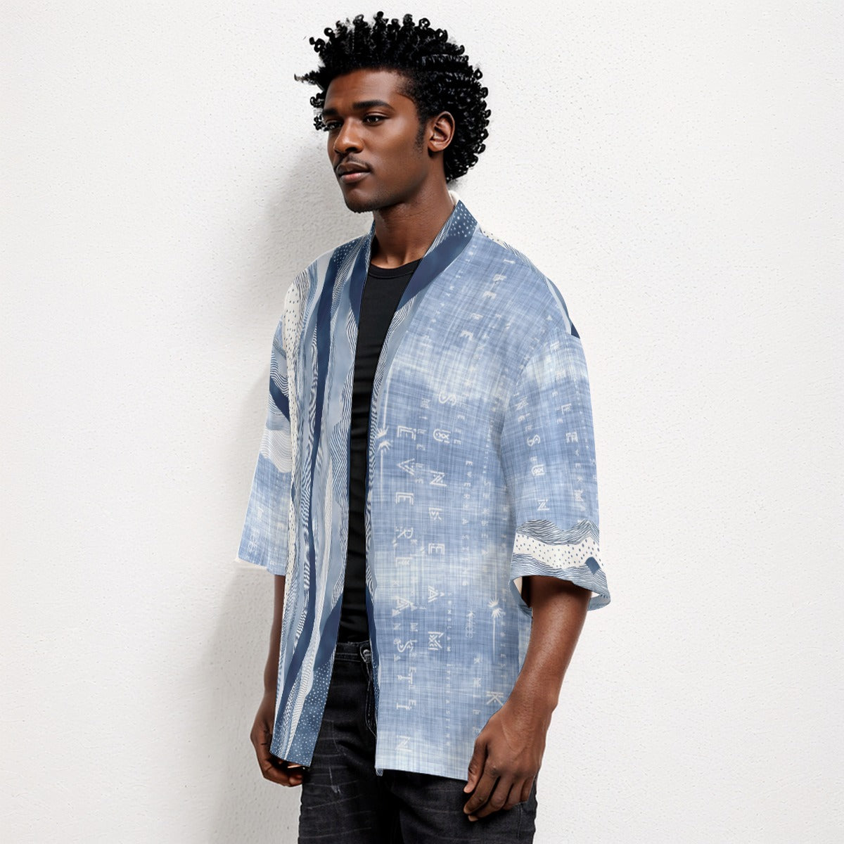 Unisex Kimono Shirt - Sweetwater