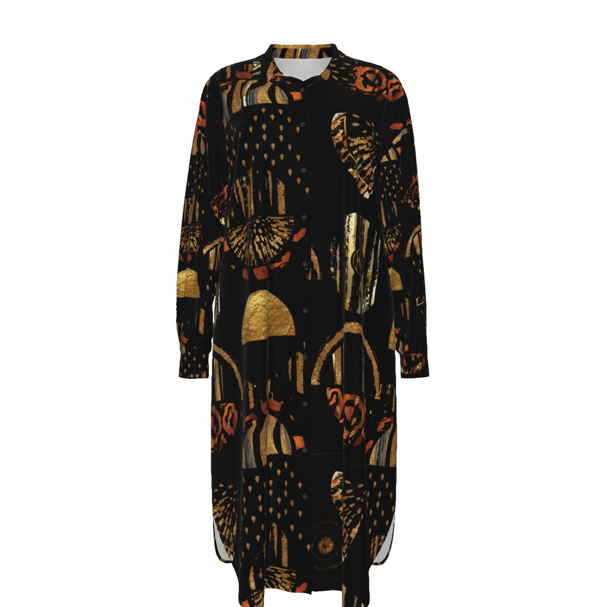 Women's Rayon Shirt Dress -Motherland