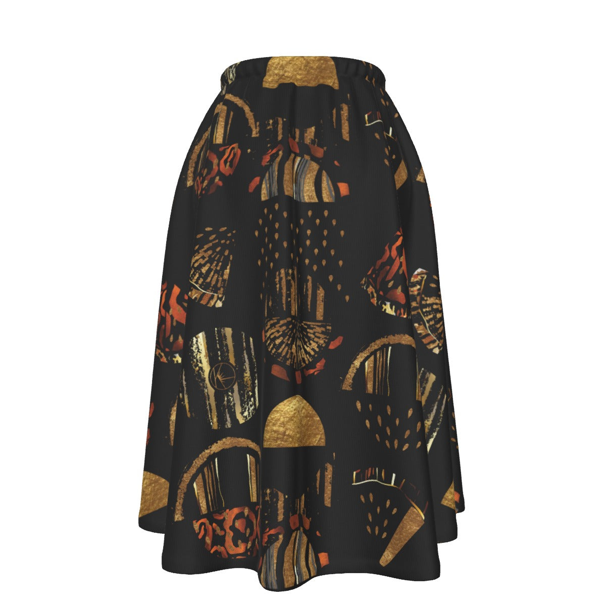 Women's Midi-Length Skirt With Pockets- Motherland