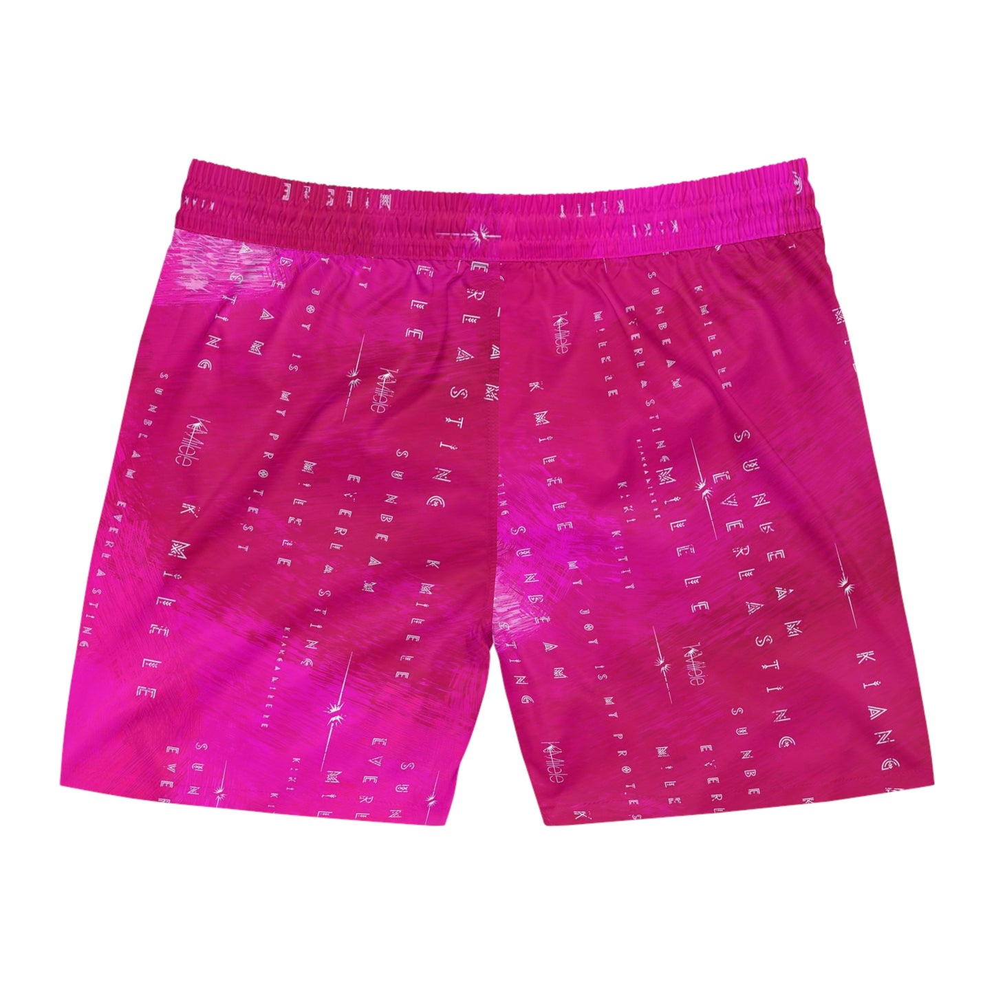 Men's Mid-Length Swim Shorts - Radiant Pink