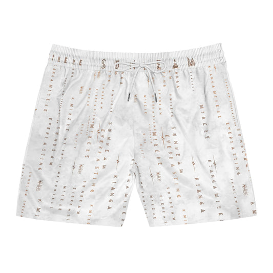 Men's Mid-Length Swim Shorts - Marble Sands