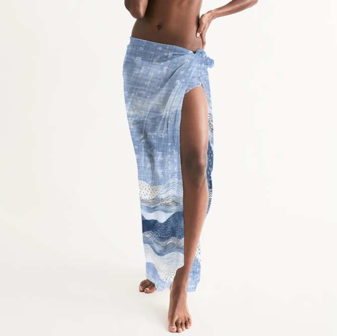 Swimwear Cover Up Sarong - Sweetwater