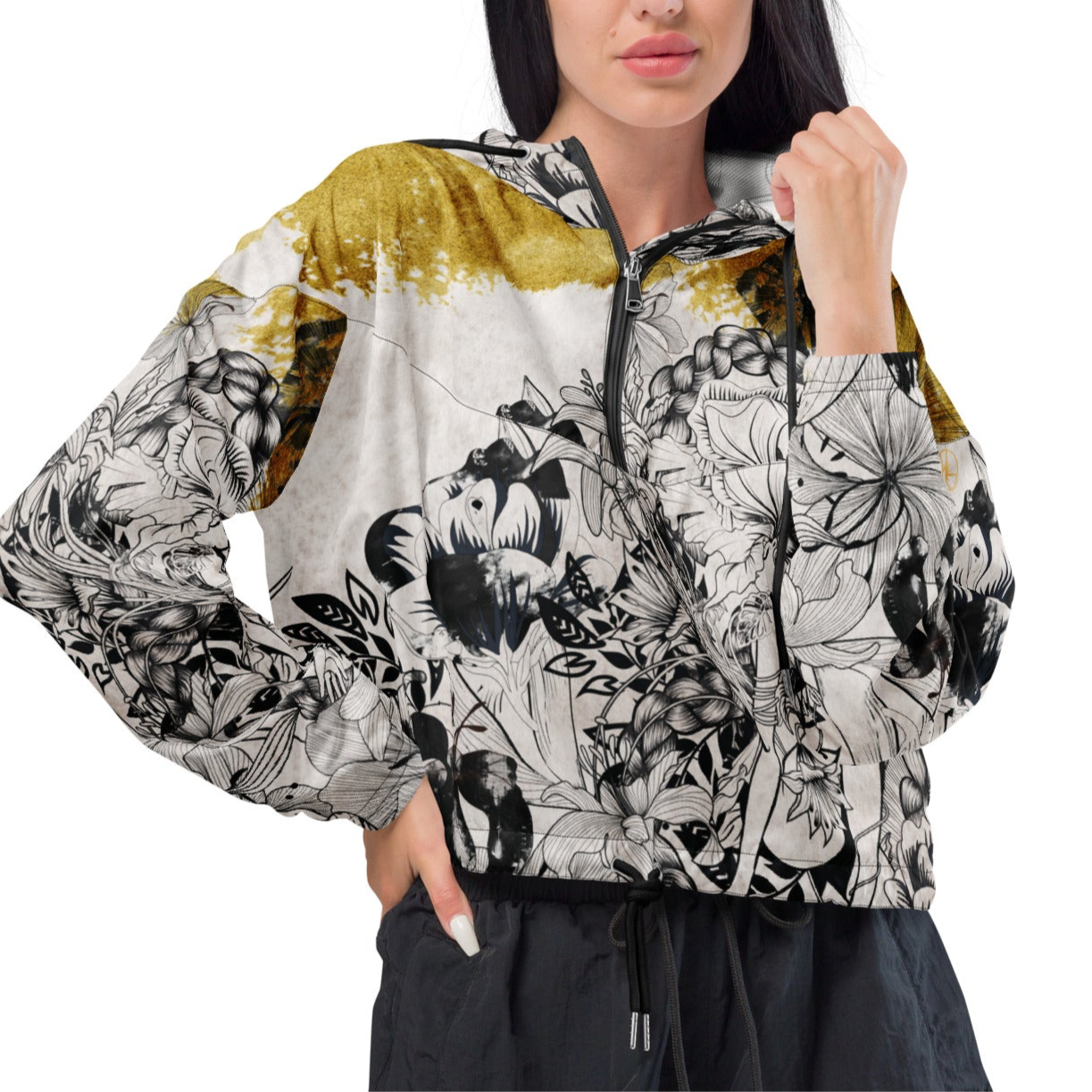 Women’s cropped windbreaker