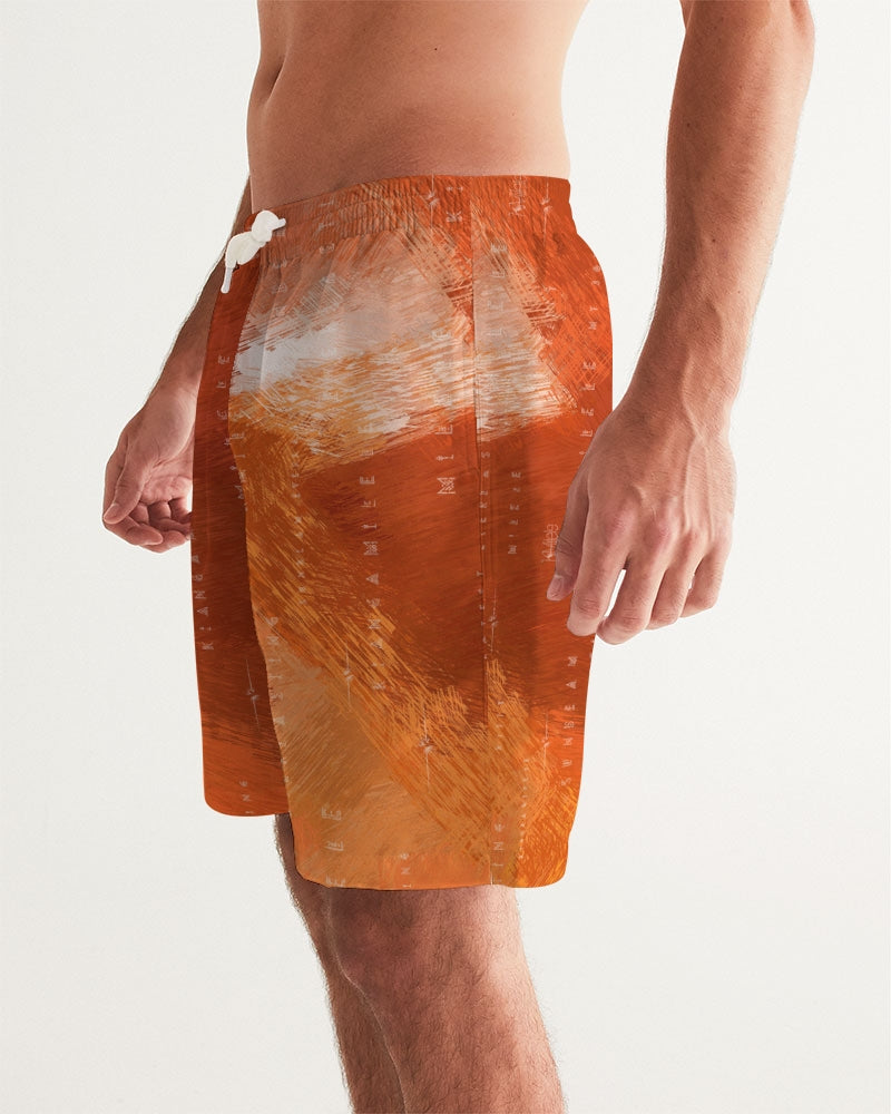 Men's Swim Shorts - Autumn Sunset