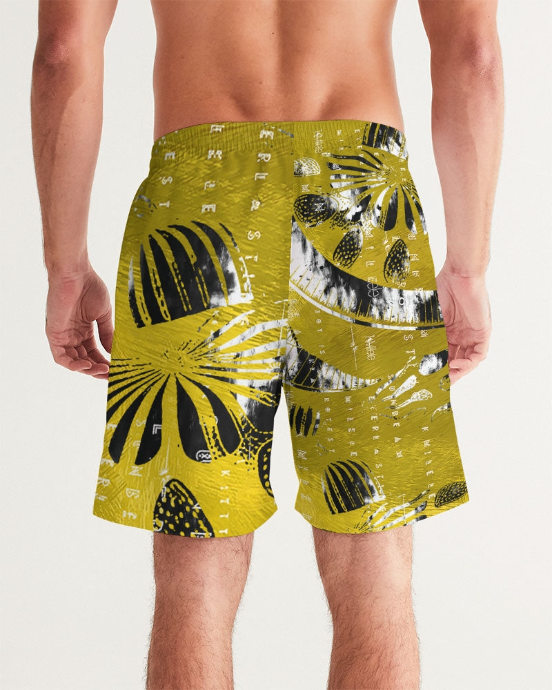 Sweet Sunrise Men's All-Over Print Swim Trunk