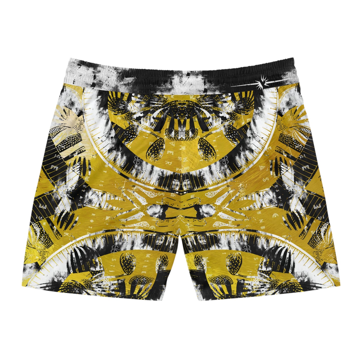 Men's Mid-Length Swim Shorts - Sweet Sunrise