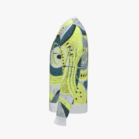 Premium Unisex Jacquard Knit Crew Neck Pullover