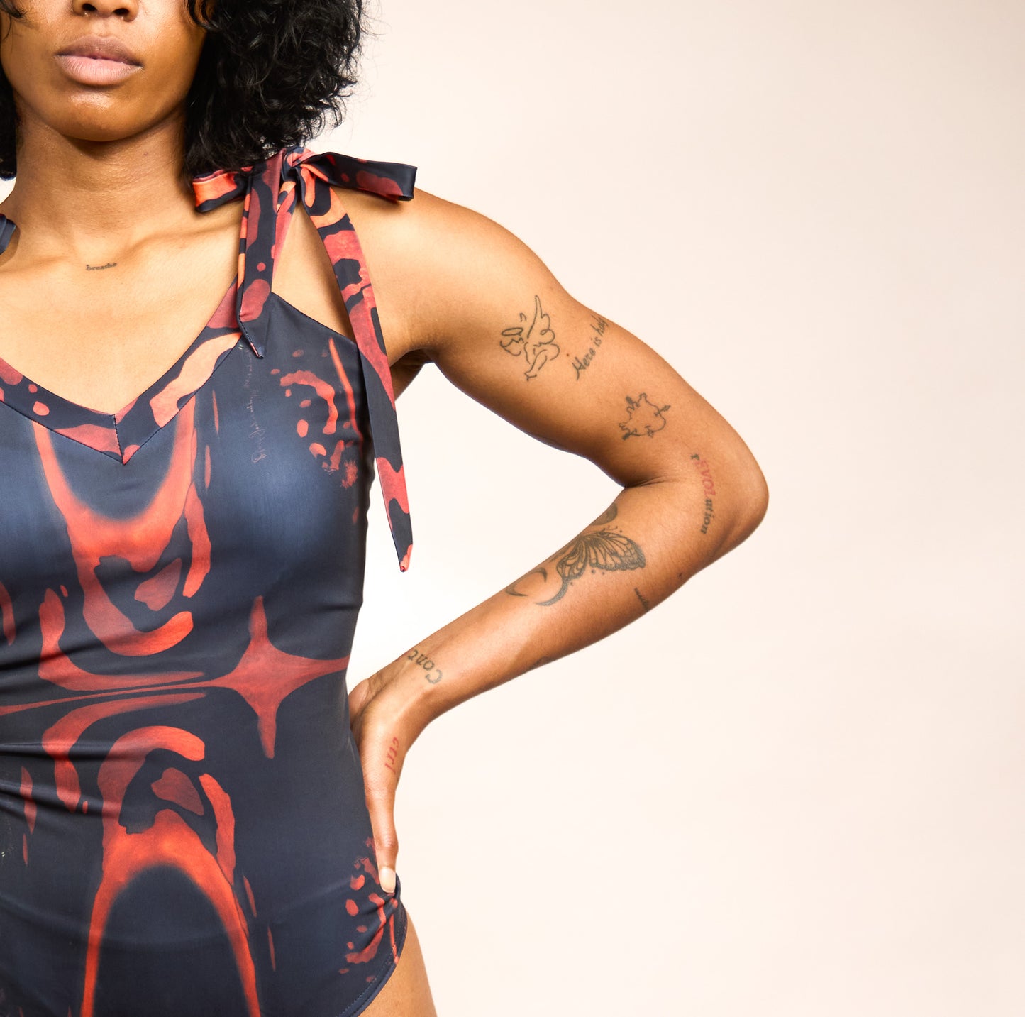Women's Tie Shoulder Swimsuit- The Remix