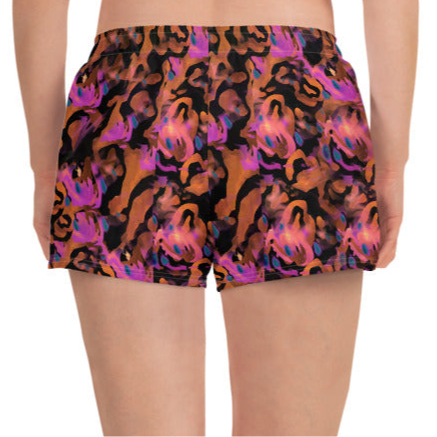 Women’s Athletic Shorts - Watermelon Flavor