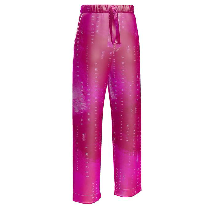 Women’s Premium Silk Pants - Radiant Pink