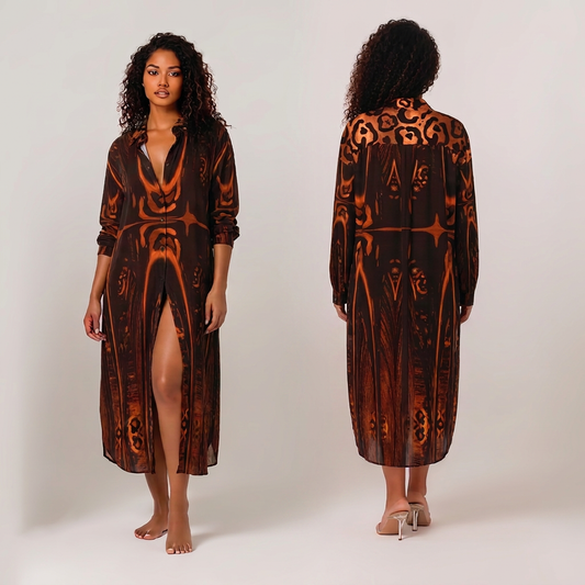 Women's Rayon Shirt Dress - Remix
