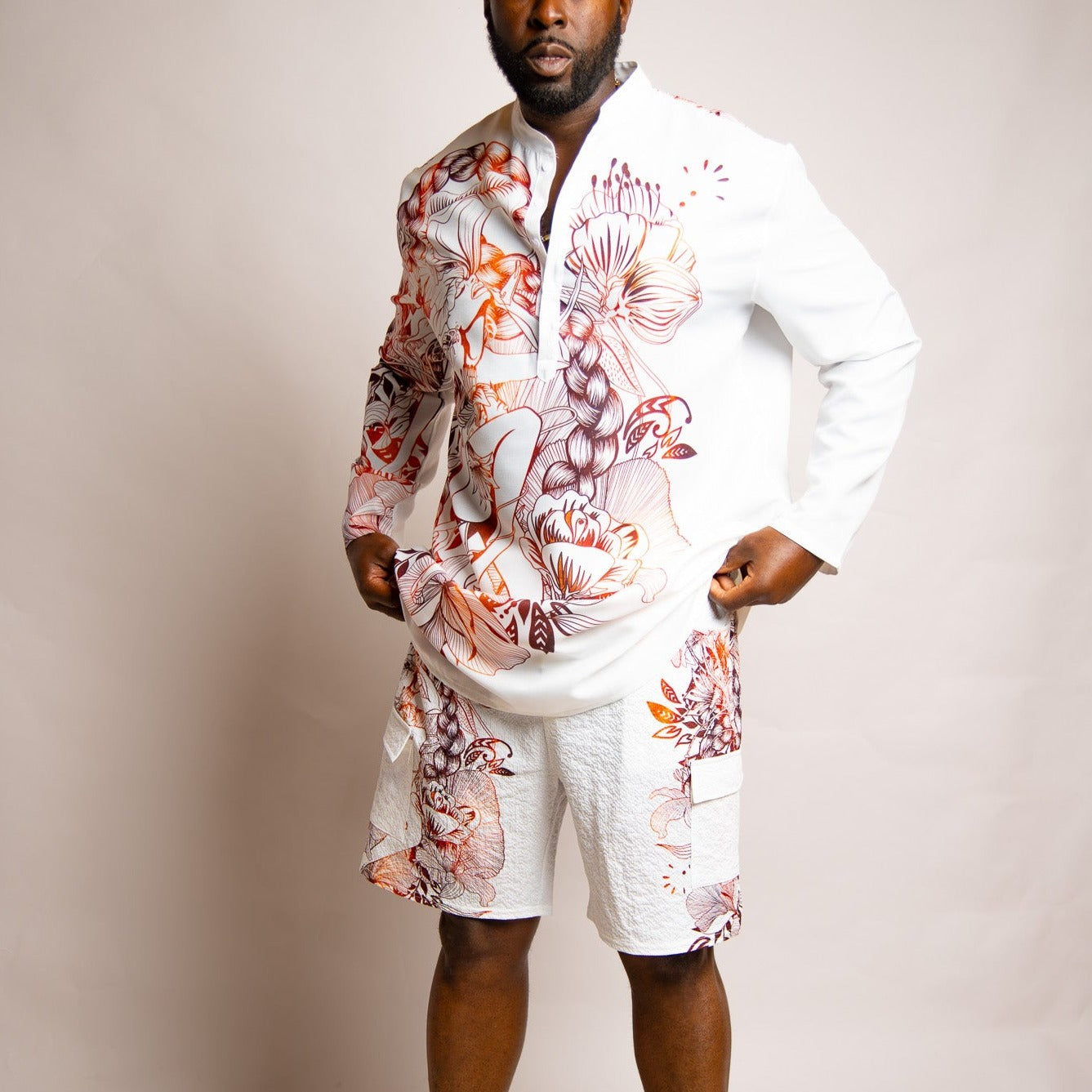 Men's Linen Kaftan - Queen of Joy