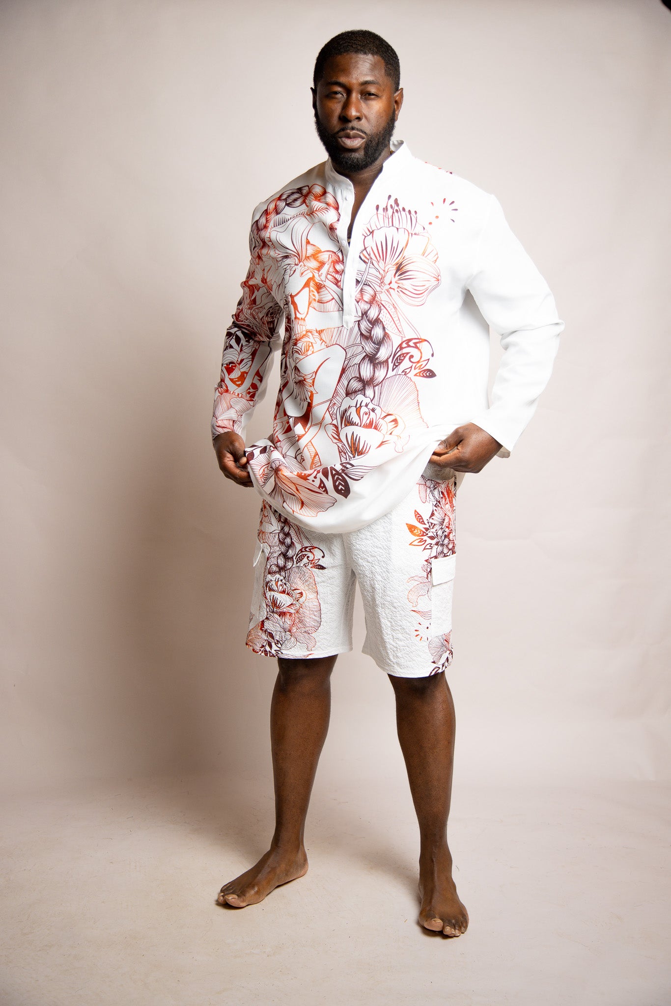 Men's Linen Kaftan - Queen of Joy