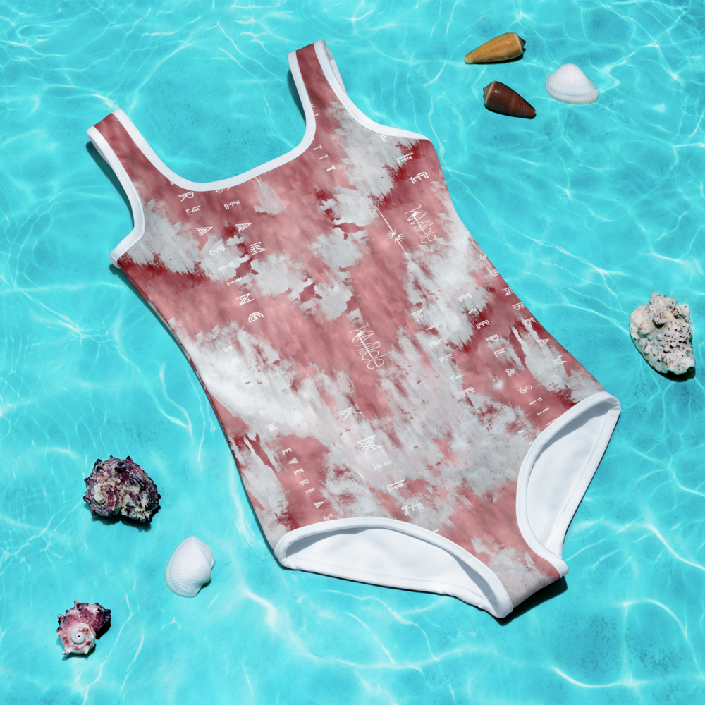 Youth Swimsuit - Let Me Fly - Blush